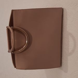 Salmon colored purse, very good condition